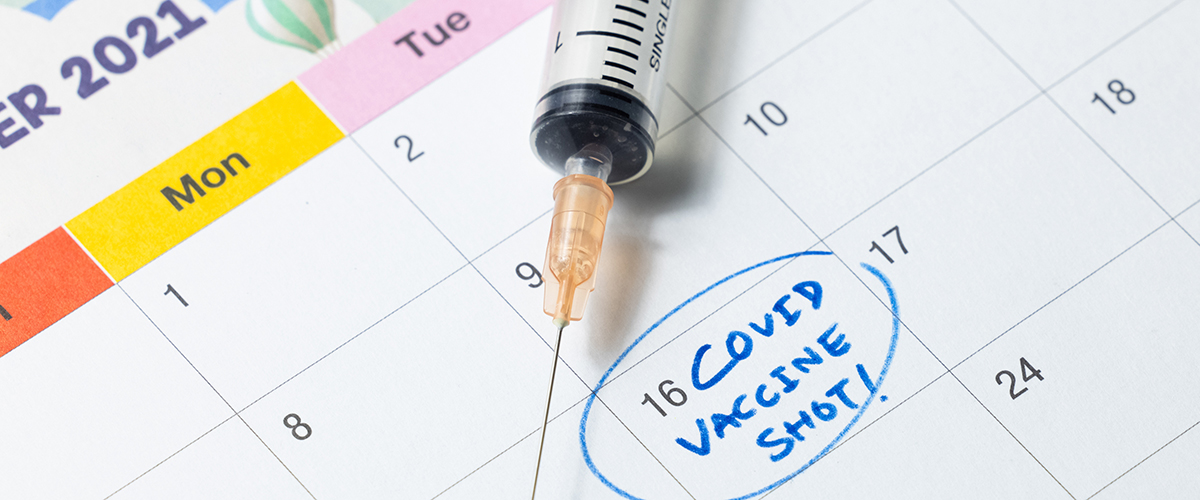 calendar and covid vaccine